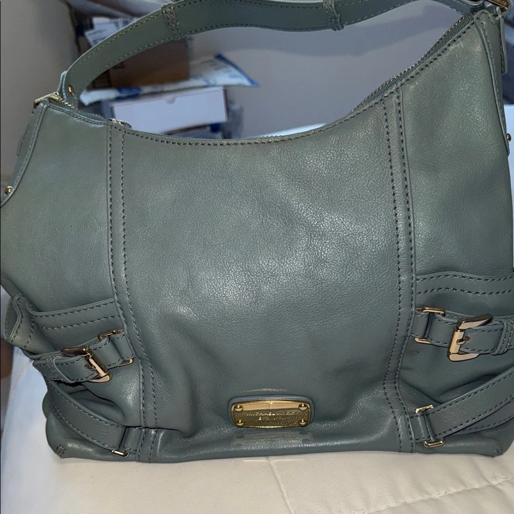 Michael Kors Blue Leather Handbag